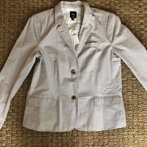 Gap Seersucker Women’s Blazer Size 16
